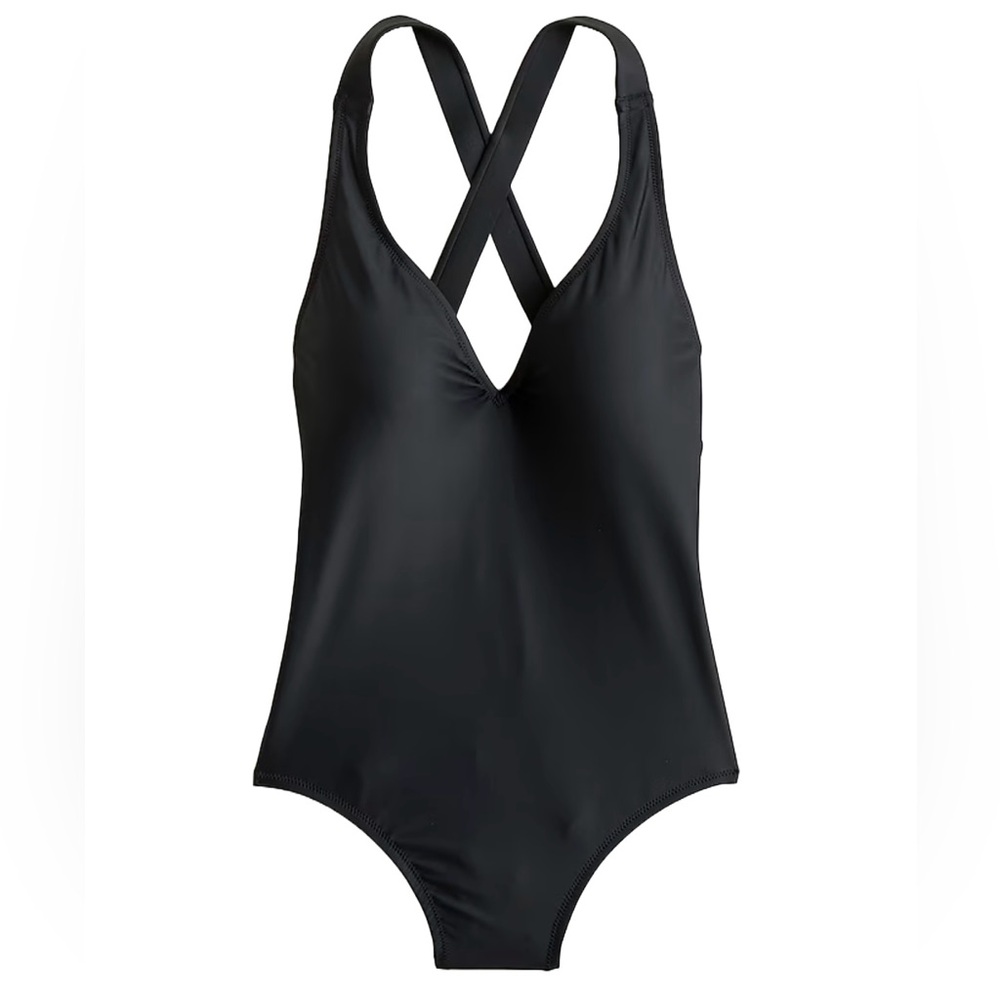 NWT J Crew Swimsuit - black